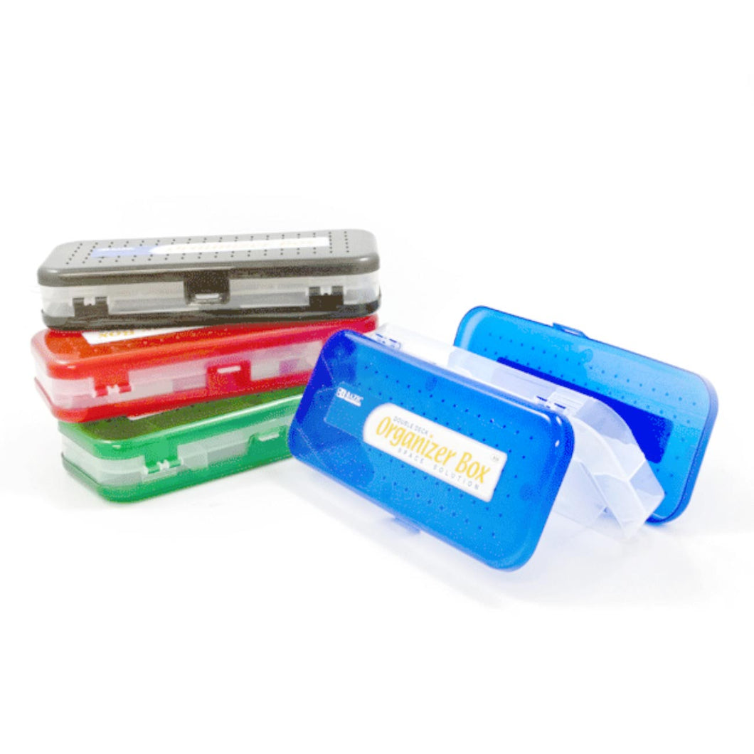 Wholesale Double Deck Pencil Case