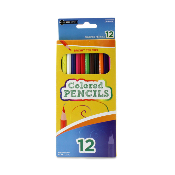 Premium Colored Pencils Sold in Bulk for School Supplies