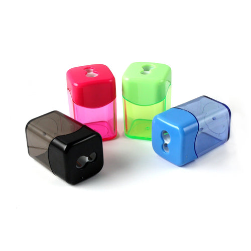 Dual Blade Barrel Pencil Sharpener for Bulk School Supplies